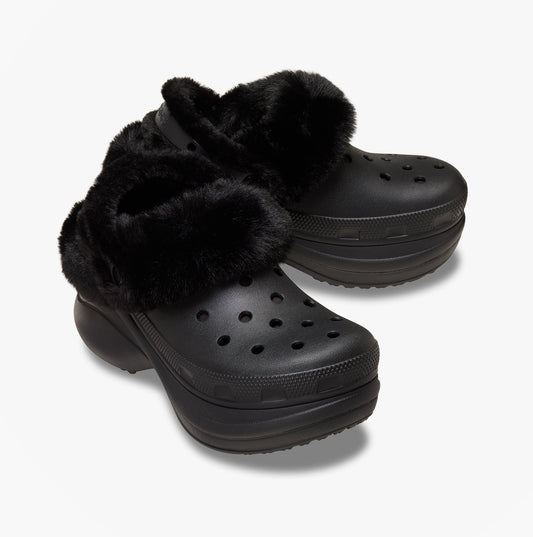 Crocs BAE LINED Womens Clogs Black