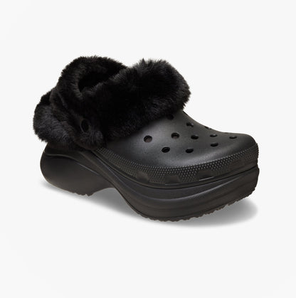 Crocs BAE LINED Womens Clogs Black