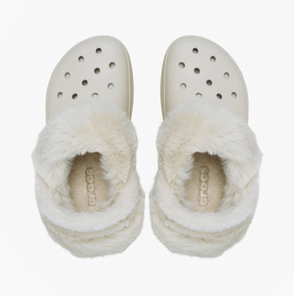 Crocs BAE LINED Womens Clogs Stucco Cream