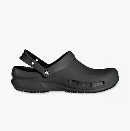 Crocs At Work BISTRO Unisex Slip-Resistant Work Clogs Black
