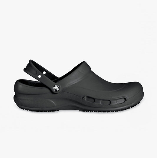 Crocs At Work BISTRO Unisex Slip-Resistant Work Clogs Black