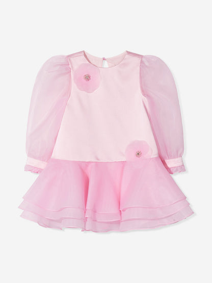 DRESS & Fleur Girls Flower Occasion Dress in Pink