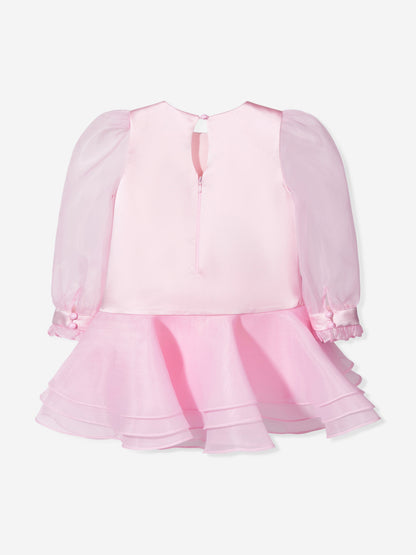 DRESS & Fleur Girls Flower Occasion Dress in Pink