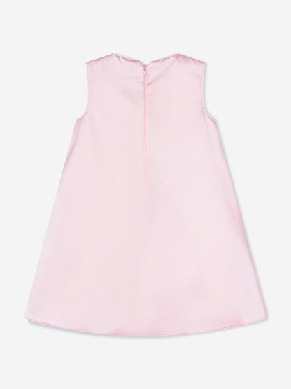 DRESS & Fleur Girls Flower Occasion Dress with Headband in Pink
