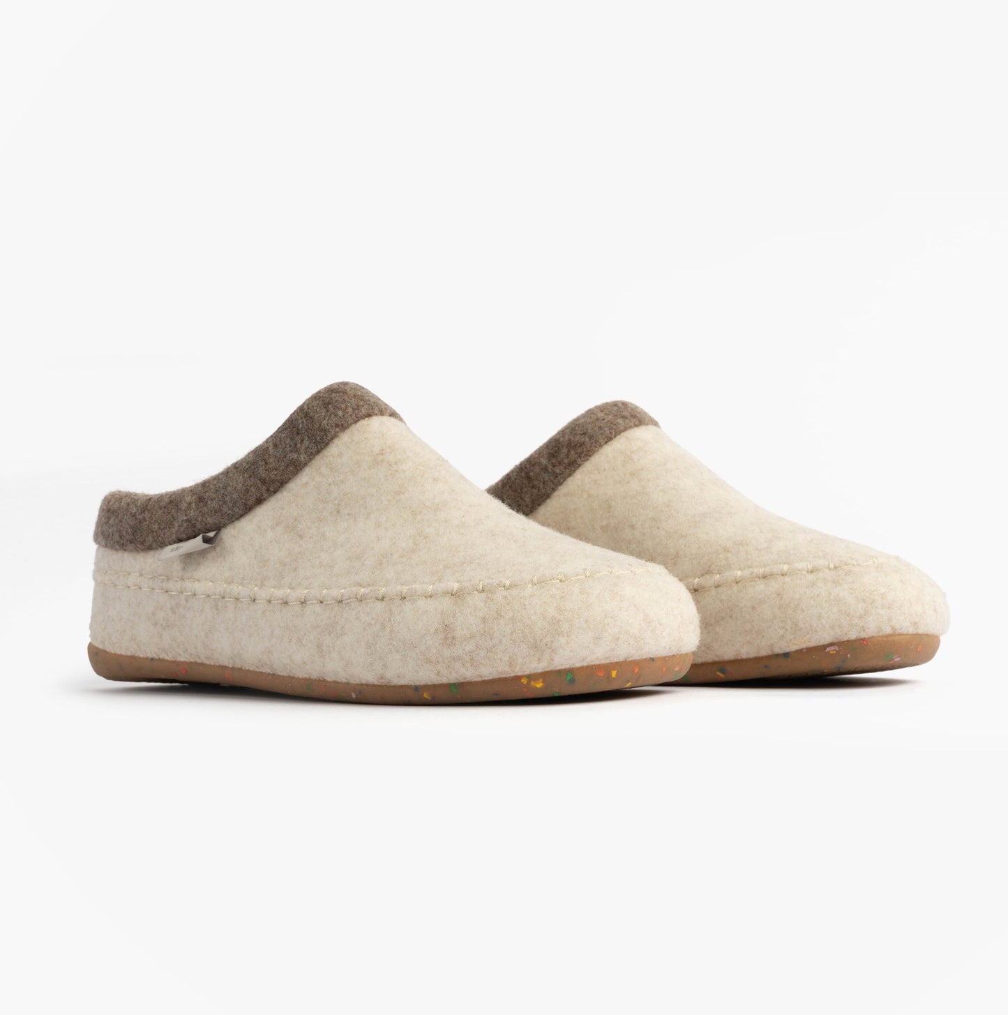 Toni Pons ALBONS Womens Wedge Mule Slippers Beige