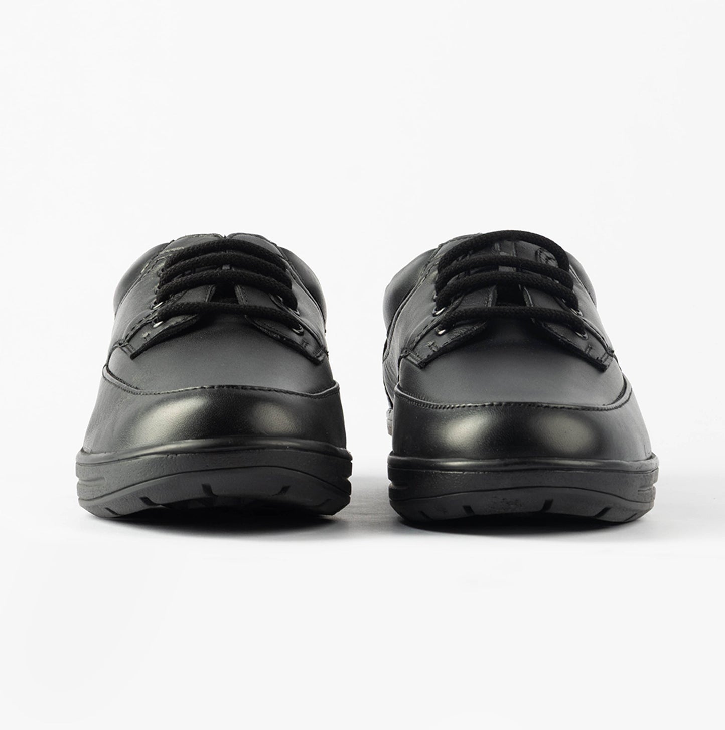 Dr Keller BRIAN Mens Leather Comfort Fit Lace-Up Shoes Black