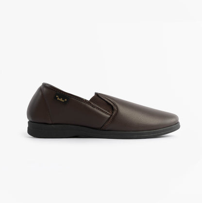 Dr Keller CHRISTOF Mens Slippers Brown