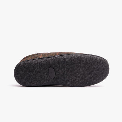 Dr Keller BARNEY Mens Mule Slippers Brown