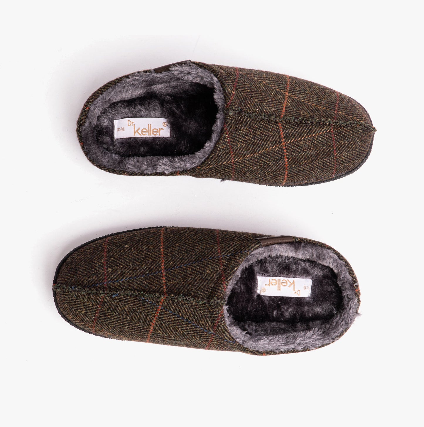 Dr Keller BARNEY Mens Mule Slippers Brown