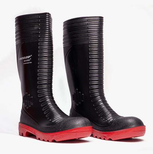 Dunlop ACIFORT Mens Safety Wellington Boots Black