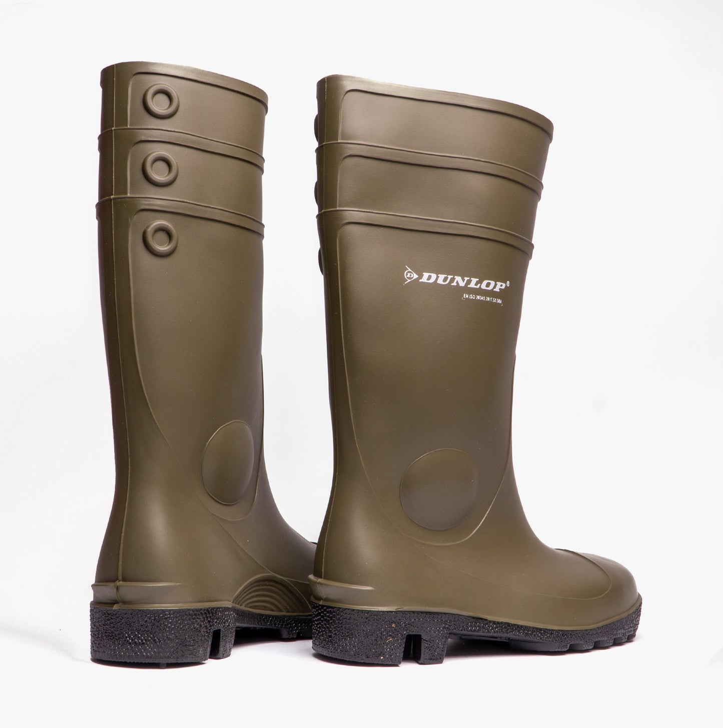 Dunlop PROTOMASTOR Unisex Safety Wellington Boots Green