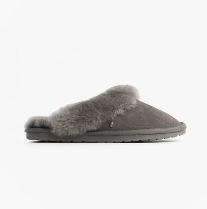 EMU Australia JOLIE Womens Mule Sheepskin Slippers Charcoal