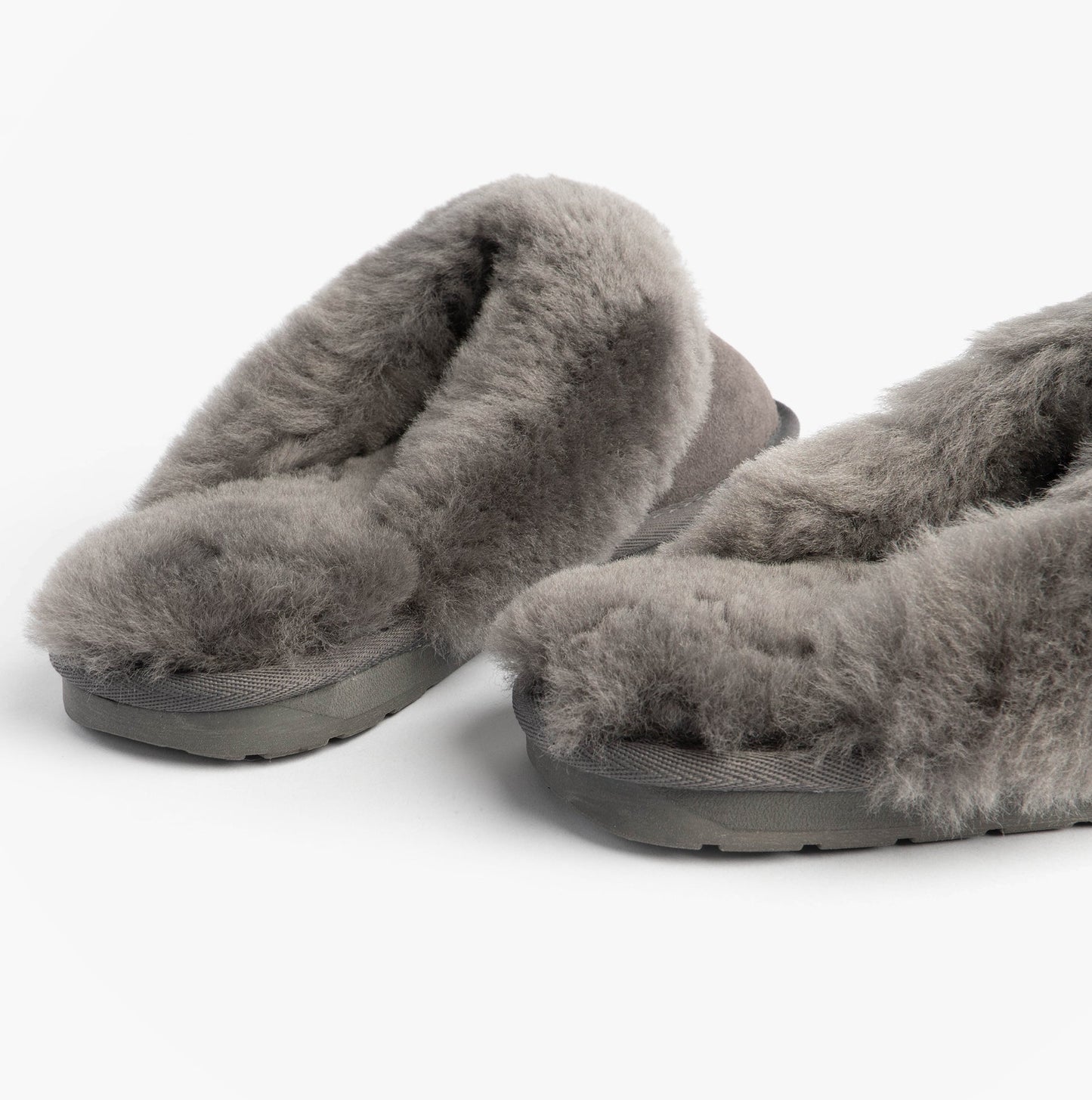 EMU Australia JOLIE Womens Mule Sheepskin Slippers Charcoal