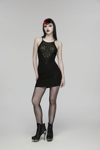 Punk Rave Juliette Goth Slip Dress