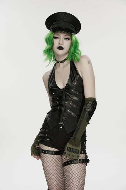 Punk Rave Malphas Dark Military Hat