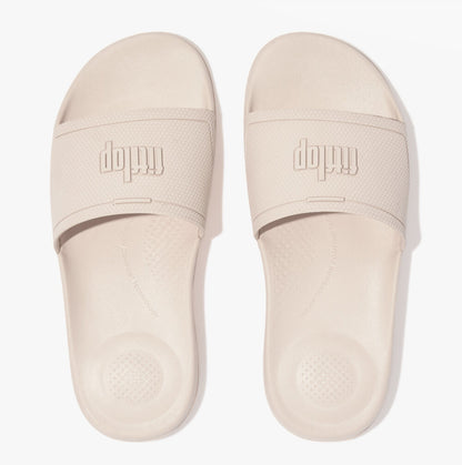 FitFlop iQUSHION Womens Slides Rose Foam