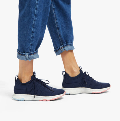 FitFlop VITAMIN FF E01 SPORTS Womens Trainers Midnight Navy Mix