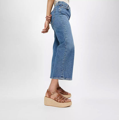 FitFlop PLATFFORMS ESPADRILLE Womens Wedge Sandals Deep Tan