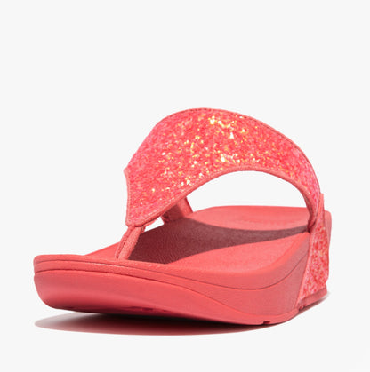 FitFlop LULU GLITTER TOE-THONGS Womens Toe Thongs Rosy Coral