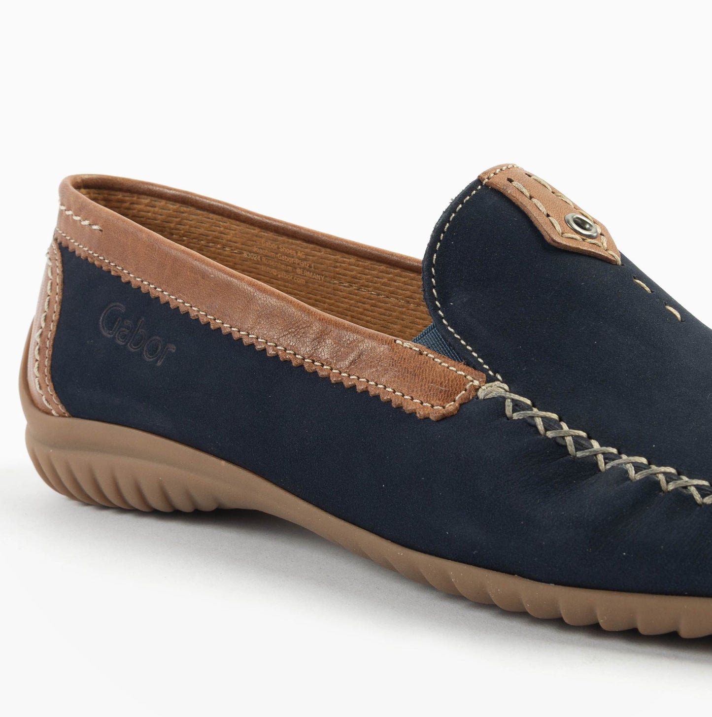 Gabor CALIFORNIA Womens Loafers Navy/New Whiskey