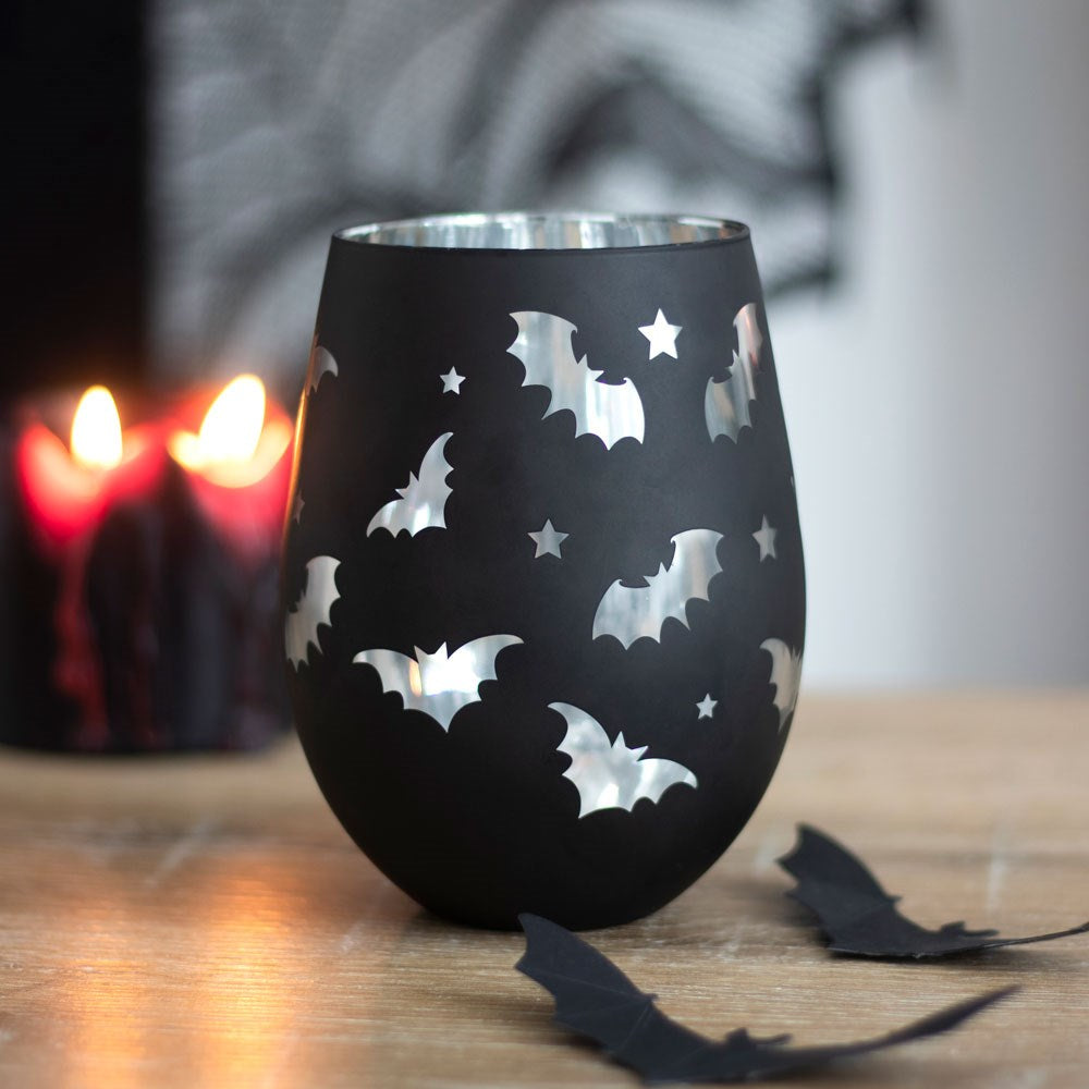 Gothic Gifts Bat Stemless Wine Glass
