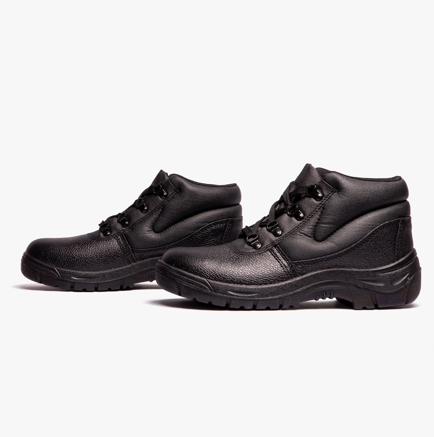 Grafters M5501A Unisex Leather Safety Boots Black