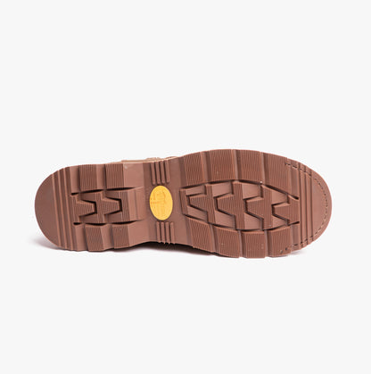 Grafters M763DB Mens Leather Safety Boots Dark Brown