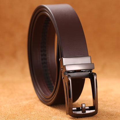 New High Quality Luxury Genuine Leather Belt Designer Belts Men Automatic Buckle Business Trouser Strap Cinturones Hombre Cinto