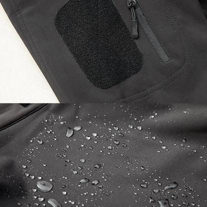 Men's Autumn Winter SoftShell Fleece Waterproof Jackets Male Hood Coats Fishing Hiking Camping Climbing Skiing Pants Trousers
