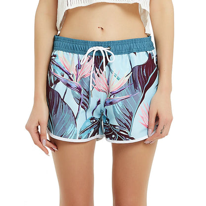 HOTMANGO Women's Beach Shorts Quick Drying Loose and Comfortable for Surfing Swimming Watersports Large Size Brand Direct Sales