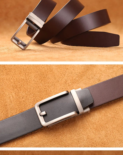 New High Quality Luxury Genuine Leather Belt Designer Belts Men Automatic Buckle Business Trouser Strap Cinturones Hombre Cinto