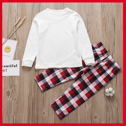 Family Christmas Pajamas Set Xmas Matching Deer Mother Daughter Father Son Clothes Adult Kid Sleepwear Baby Mommy And Me Pyjamas