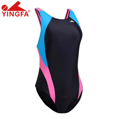 YINGFA 976 One Piece Swimsuit Professional Training Sport Women Girl Training Swimwear Quick Dry Bathing Suit Female