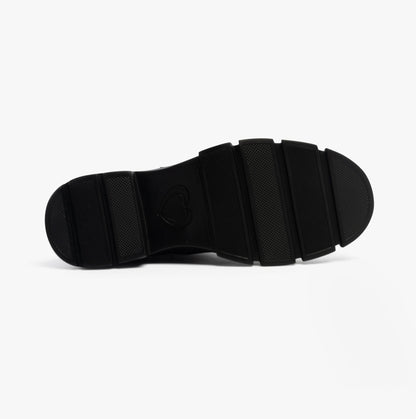 Heavenly Feet REMY Womens Chelsea Boots Navy