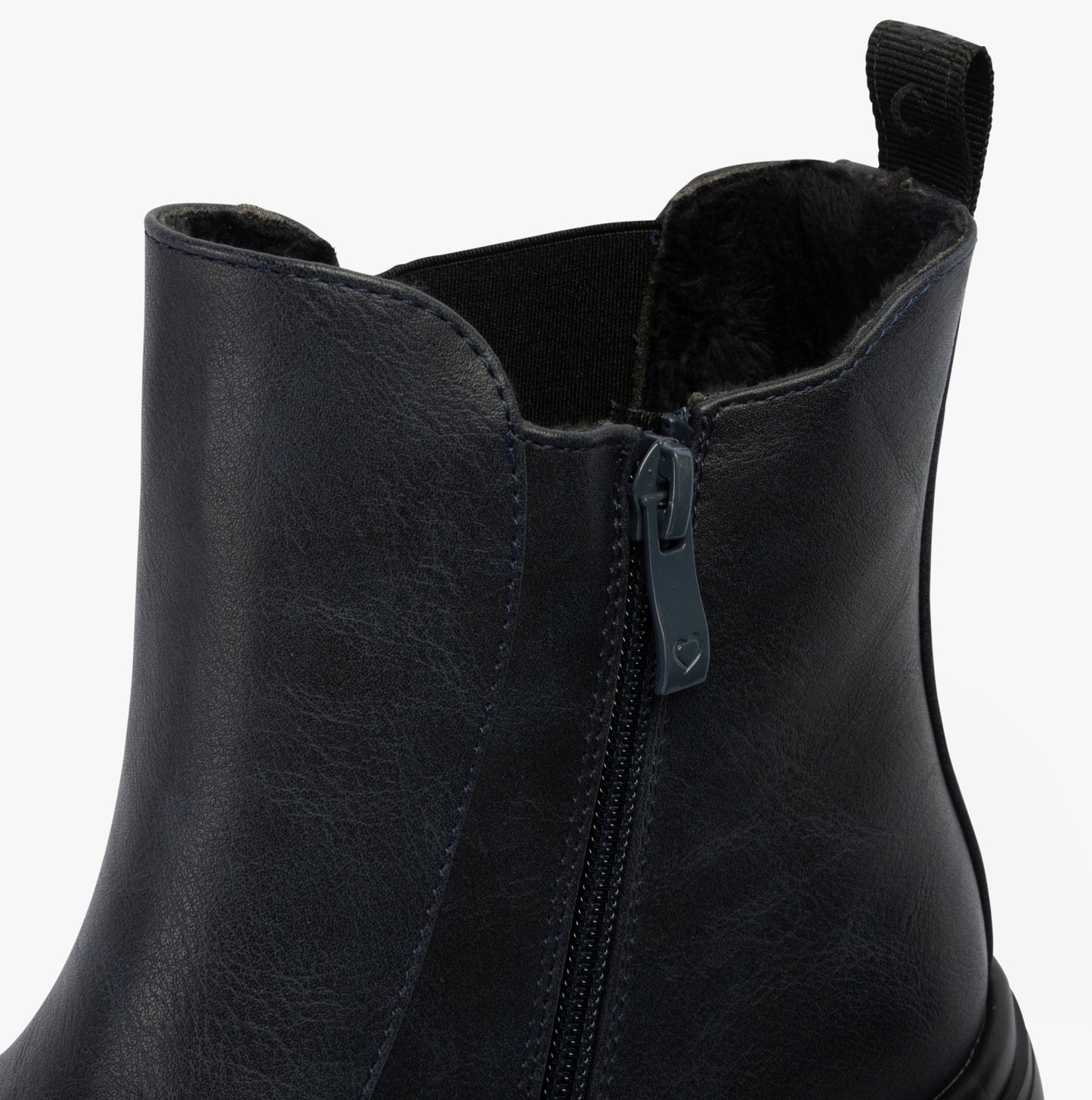 Heavenly Feet REMY Womens Chelsea Boots Navy