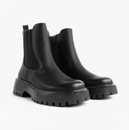 Heavenly Feet ALANA2 Womens Chelsea Boots Black