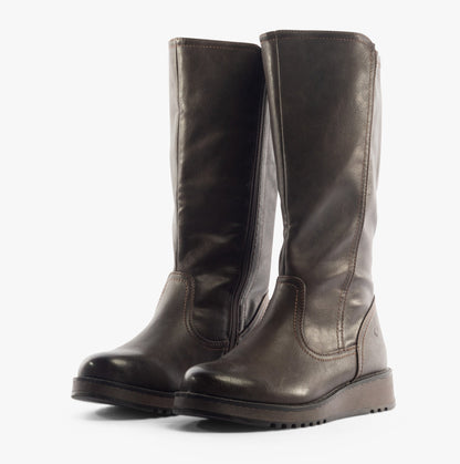 Heavenly Feet LUNA Womens Tall Boots Chocolate