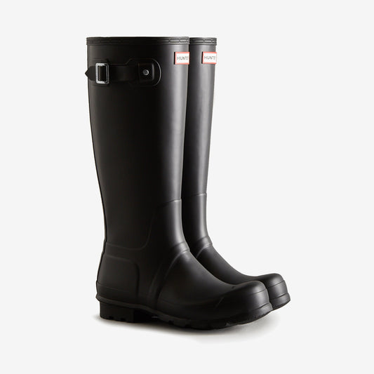 Hunter ORIGINAL TALL Mens Wellies Black