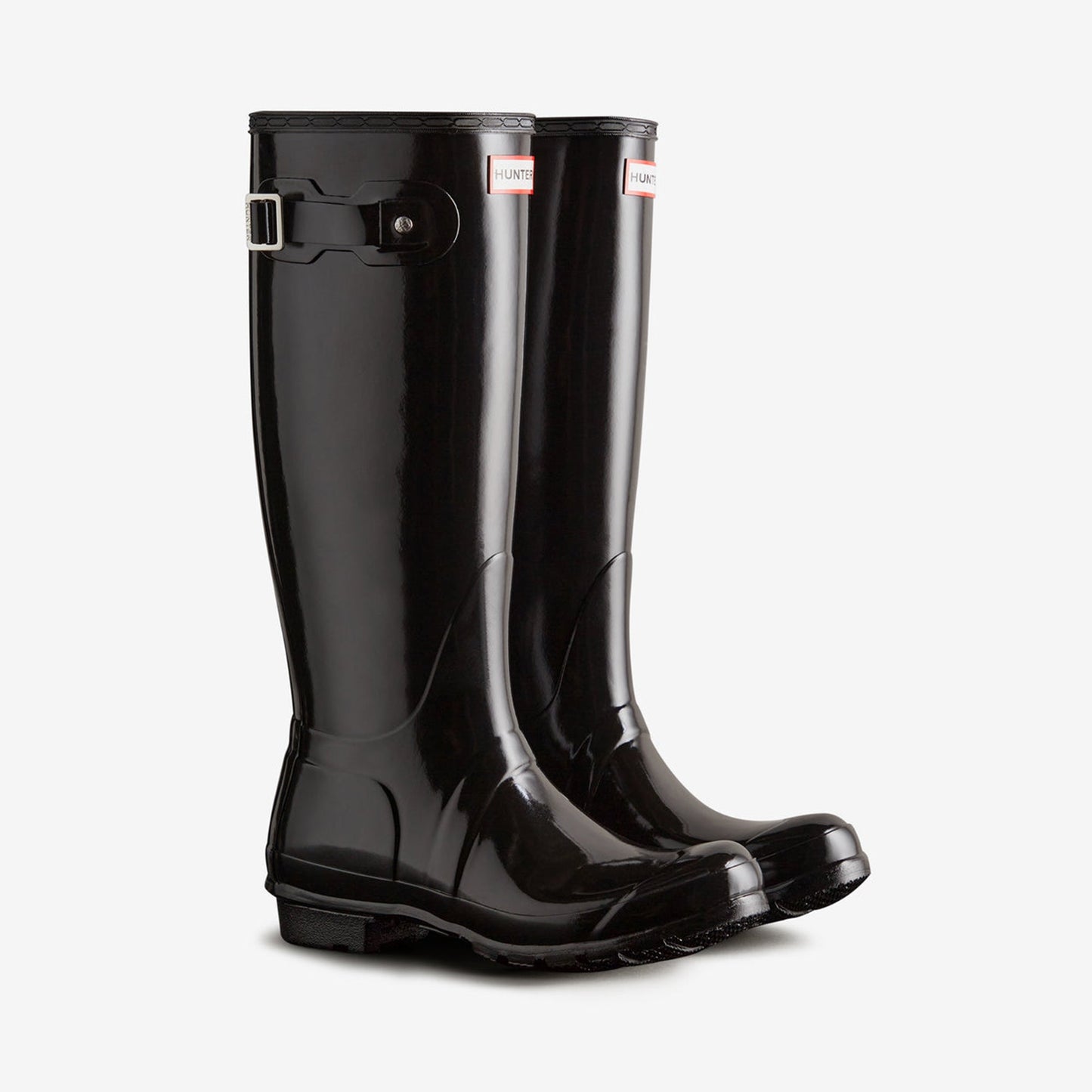 Hunter ORIGINAL TALL Womens Wellies Black Gloss