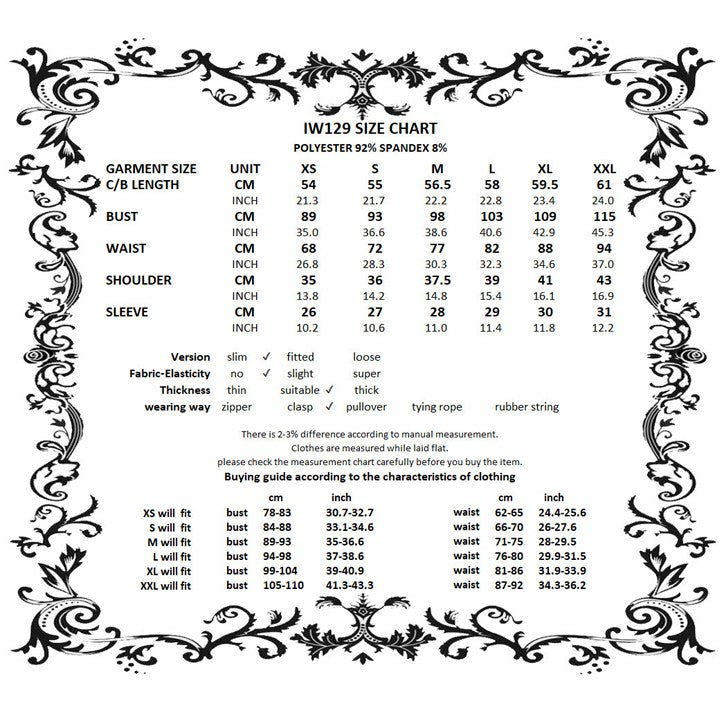 Dark in Love Elysia Ruffle Bib Puff Sleeve Goth Blouse in White