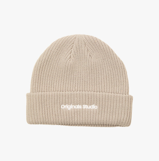 Jack & Jones VESTERBRO Mens Beanie Moonbeam