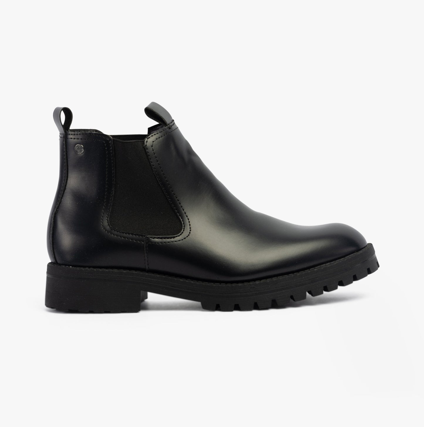 Jack & Jones CAMDEN PU Mens Chelsea Boots Anthracite
