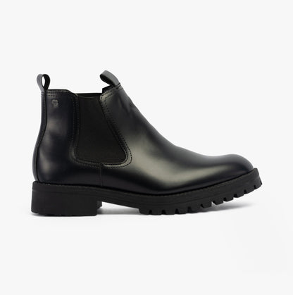 Jack & Jones CAMDEN PU Mens Chelsea Boots Anthracite