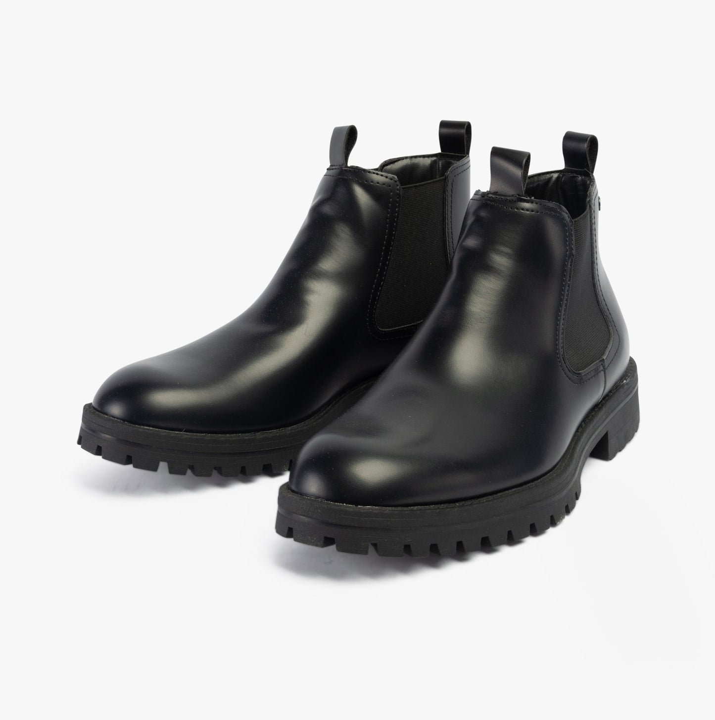 Jack & Jones CAMDEN PU Mens Chelsea Boots Anthracite