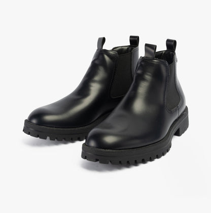 Jack & Jones CAMDEN PU Mens Chelsea Boots Anthracite