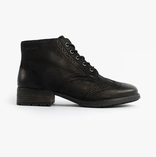 Josef Seibel KATE 11 Womens Brogue Boots Black