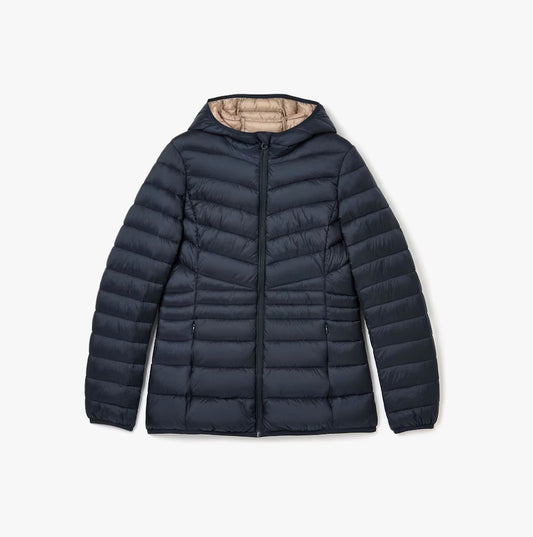 Joules KENLEY Womens Showerproof Hooded Puffer Jacket Navy