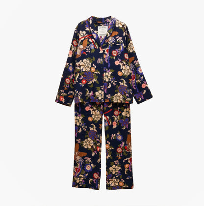 Joules ALMA Womens Pyjama Set Navy Floral