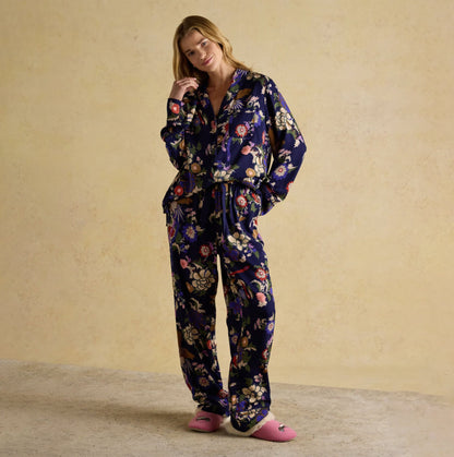 Joules ALMA Womens Pyjama Set Navy Floral