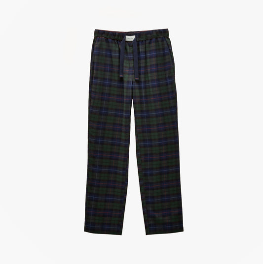 Joules DOZER Mens Pyjama Bottoms Green/Navy